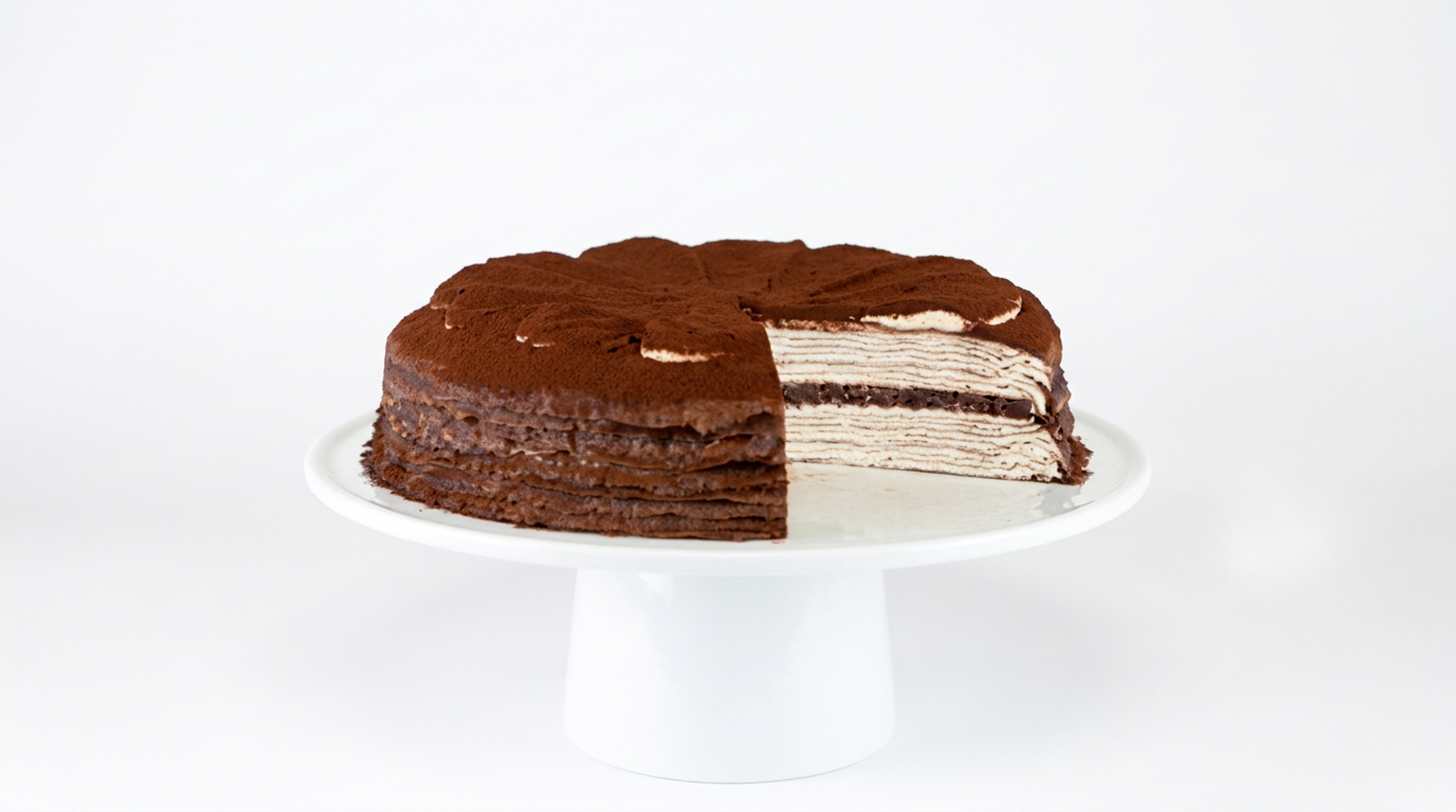 Mille crêpes, crêpes and éclairs