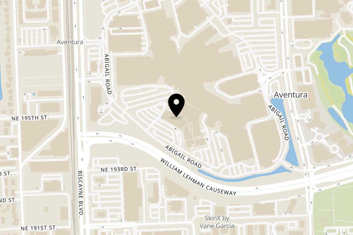 Map showing the location of Coffee Near Me Aventura on 19505 Biscayne Blvd Ste 2199 in Aventura